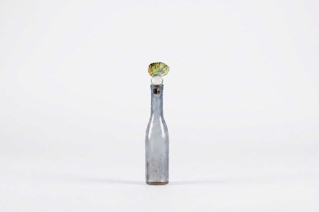 Decorative bottle, Oiva Toikka, Nuutajärvi, オイバ・トイッカ, ヌータヤルヴィ, 오이바 토이카, 누우타야르비 - Royal SiO2