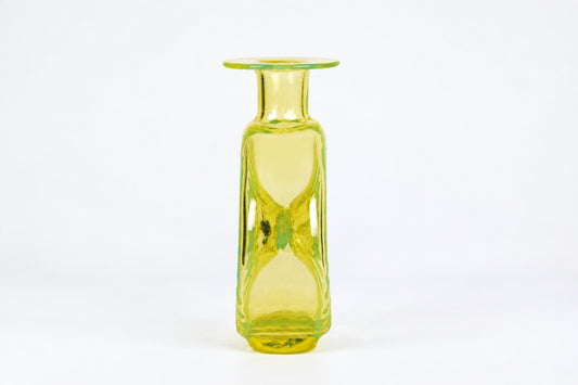 Decorative bottle 1394, Aurinkopullo, 4/4, Aurinko, Helena Tynell, Riihimäen Lasi, ヘレナ・ティネル, リーヒマエン・ラシ, 헬레나 티넬, 리히매엔 라시 - Royal SiO2