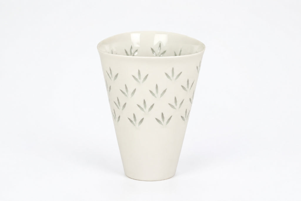 Vase FK/60, Riisiposliini, Friedl Holzer-Kjellberg, Arabia, フリーデル・ホルツァー=キェルベリ, アラビア, 프리들 홀처켈베리, 아라비아 - Royal SiO2