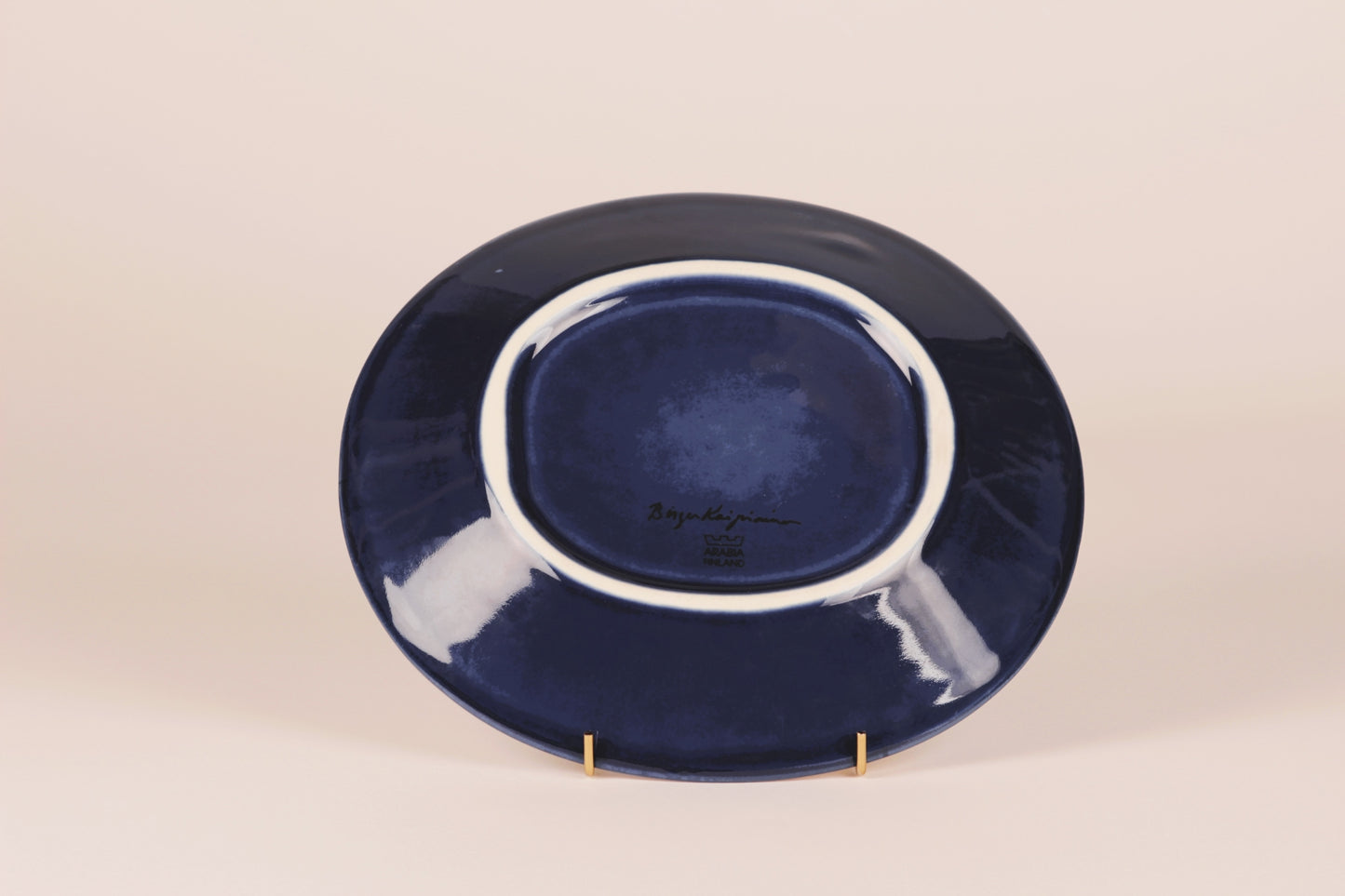 Ceramic wall plate BK25, Florence, Birger Kaipiainen, Arabia