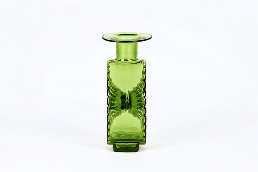 Decorative bottle 1394, Aurinkopullo, 2/4, Aurinko, Helena Tynell, Riihimäen Lasi, ヘレナ・ティネル, リーヒマエン・ラシ, 헬레나 티넬, 리히매엔 라시 - Royal SiO2