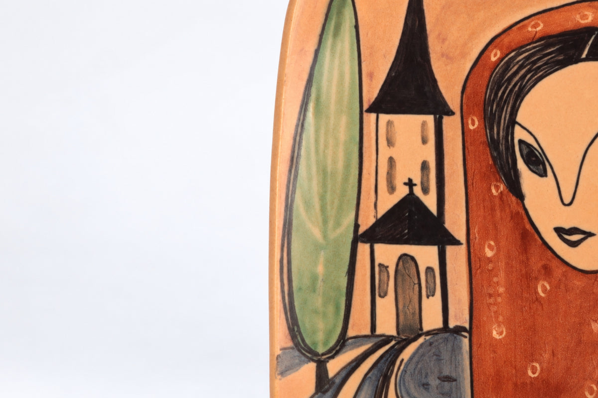 Ceramic wall plate, Laila Zink, Kupittaan Savi, ライラ・ツィンク、クピッタン・サヴィ, 라일라 징크, 쿠피타안 사비 - Royal SiO2