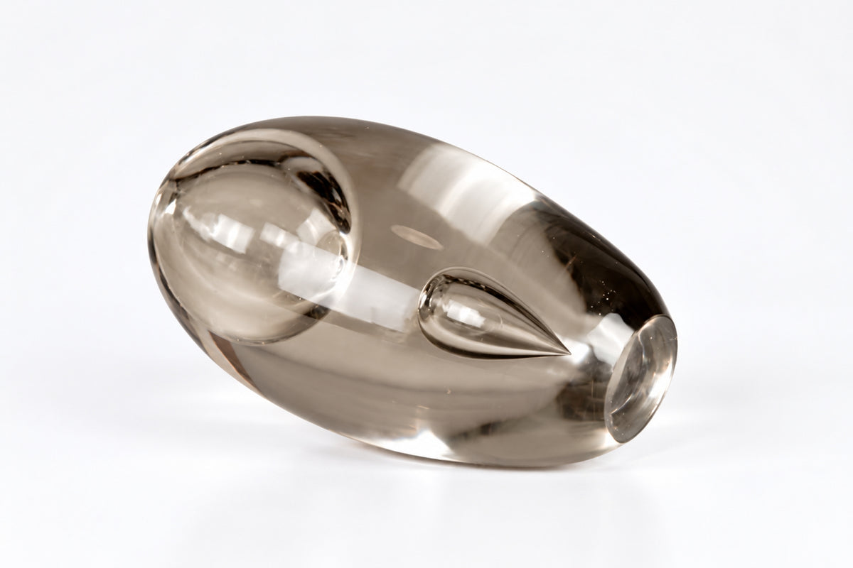 Glass sculpture 3573, Kyynel, Timo Sarpaneva, Iittala, ティモ・サルパネヴァ、イッタラ, 티모 사르파네바, 이딸라 - Royal SiO2
