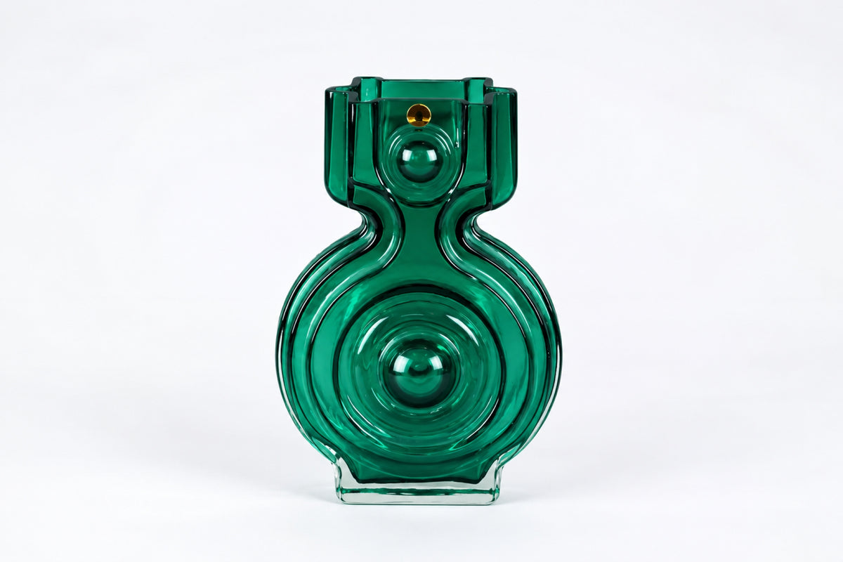 Vase 1311, Aitanlukko, Vanha Kartano, Helena Tynell, Riihimäen Lasi, ヘレナ・ティネル, リーヒマエン・ラシ, 헬레나 티넬, 리히매엔 라시 - Royal SiO2