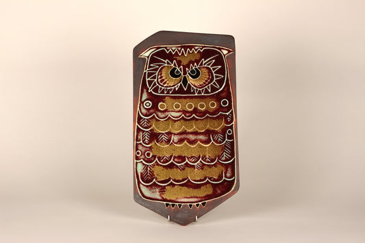 Ceramic wall plate, AH, Annikki Hovisaari, Arabia - Royal SiO2