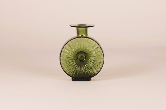 Decorative bottle 1394, Aurinkopullo, Helena Tynell, Riihimäen Lasi - Royal SiO2