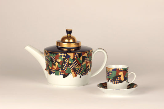Teapot and Teacup, Festivo, Heikki Orvola, Rörstrand