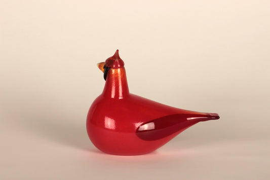 Kardinaali, Birds by Toikka, Oiva Toikka, Nuutajärvi - Royal SiO2