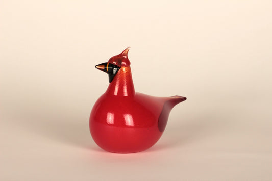 Kardinaali, Birds by Toikka, Oiva Toikka, Nuutajärvi - Royal SiO2