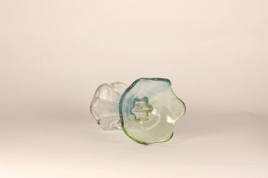 Vase 6618, Kukkainen, Helena Tynell, Riihimäen Lasi