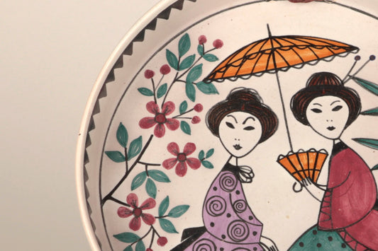 Ceramic wall plate, Laila Zink, Kupittaan Savi - Royal SiO2