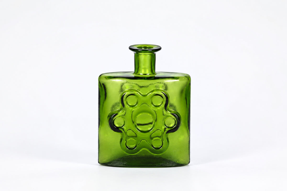 Bottle 1729, Paukkurauta, Erkkitapio Siiroinen, Riihimäen Lasi, エルッキタピオ・シーロイネン, リーヒマエン・ラシ, 에르키타피오 시이로이넨, 리히매엔 라시 - Royal SiO2