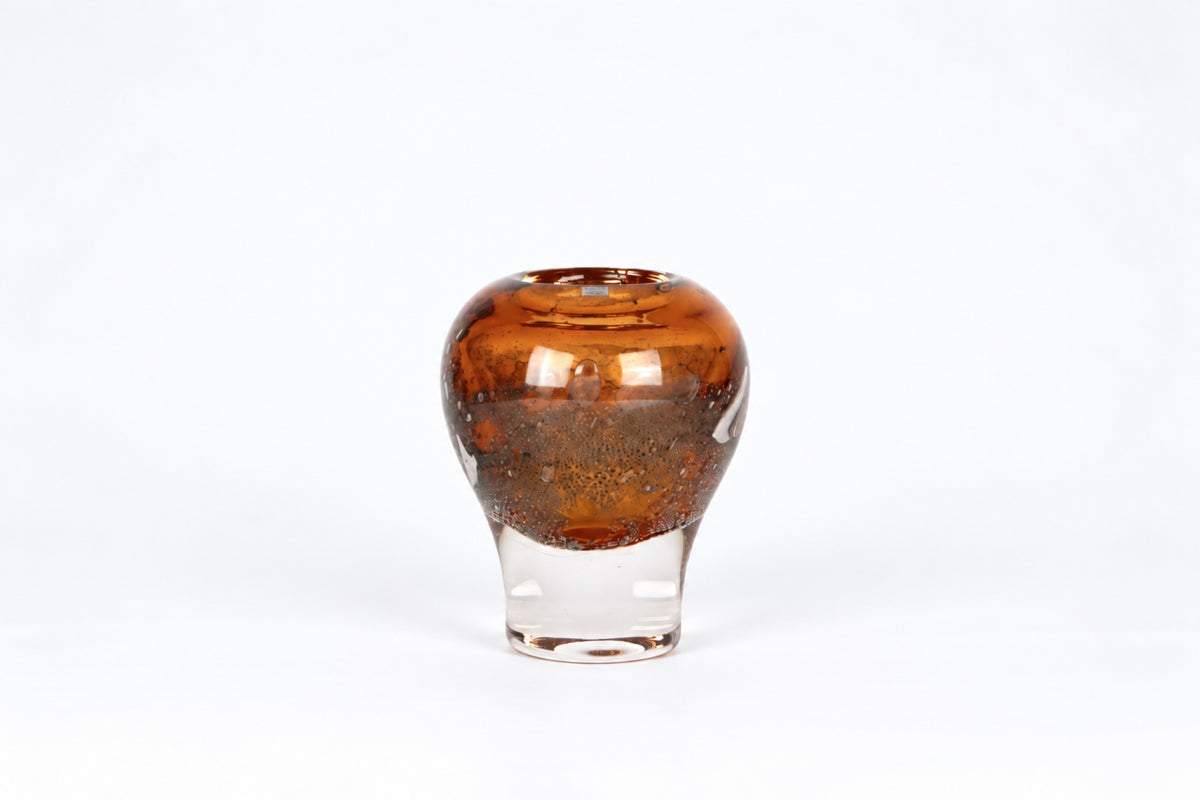 Vase, Vulcano, Heikki Orvola, Nuutajärvi, ヘイッキ・オルヴォラ, ヌータヤルヴィ, 헤이키 오르볼라, 누타야르비 - Royal SiO2