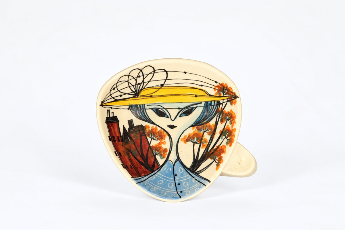 Ceramic wall plate, Laila Zink, Kupittaan Savi, ライラ・ツィンク、クピッタン・サヴィ, 라일라 징크, 쿠피타안 사비 - Royal SiO2