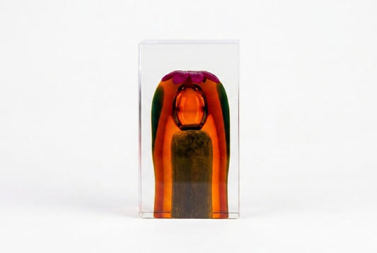 Glass sculpture, Oiva Toikka, Nuutajärvi - Royal SiO2