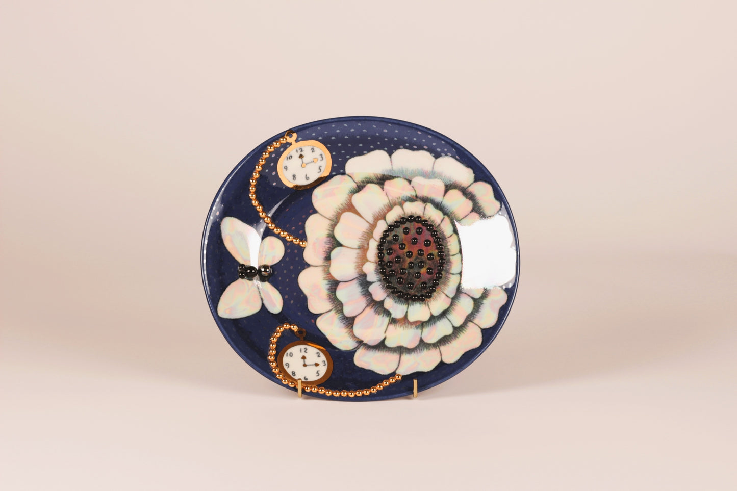 Ceramic wall plate BK25, Florence, Birger Kaipiainen, Arabia