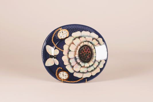 Ceramic wall plate BK25, Florence, Birger Kaipiainen, Arabia