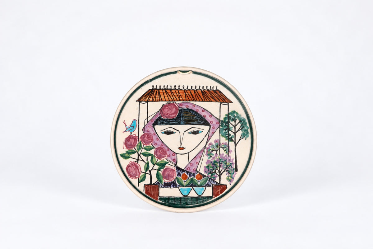 Ceramic wall plate, Laila Zink, Kupittaan Savi, ライラ・ツィンク、クピッタン・サヴィ, 라일라 징크, 쿠피타안 사비 - Royal SiO2