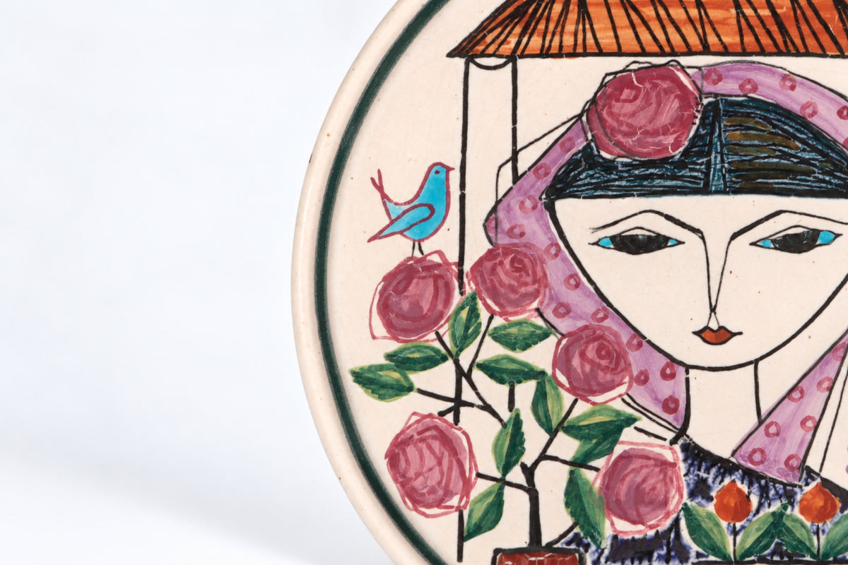 Ceramic wall plate, Laila Zink, Kupittaan Savi, ライラ・ツィンク、クピッタン・サヴィ, 라일라 징크, 쿠피타안 사비 - Royal SiO2