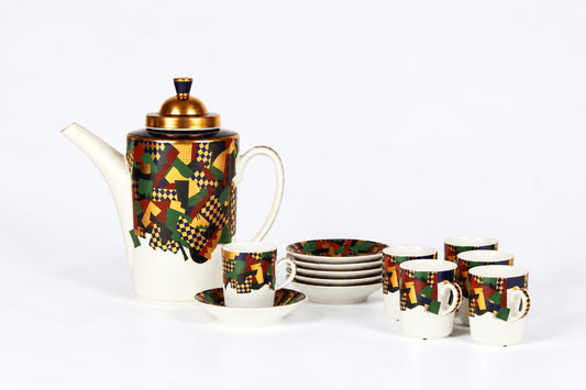 Coffee pot and Coffee cup, Festivo, Heikki Orvola, Rörstrand, ヘイッキ・オルヴォラ, ロールストランド, 헤이키 오르볼라, 롤스트란드 - Royal SiO2