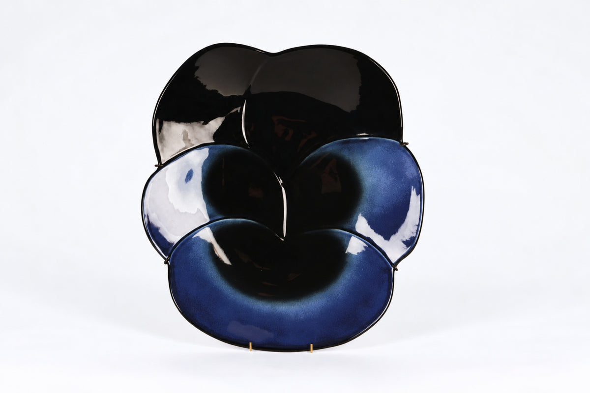 Ceramic wall plate, Viola, Birger Kaipiainen, Arabia, ビルゲル・カイピアイネン, アラビア, 빌게르 카이피아이넨, 아라비아 - Royal SiO2
