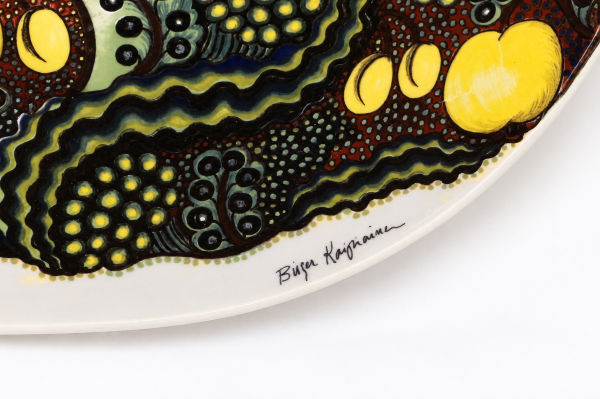 Ceramic wall plate, Birger Kaipiainen, Rörstrand, ビルゲル・カイピアイネン, ロールストランド, 빌게르 카이피아이넨, 롤스트란드 - Royal SiO2