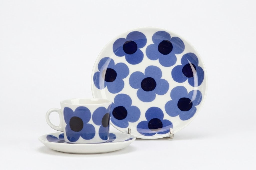 Coffee cup and plates BR, Aurinko, Esteri Tomula, Arabia, エステリ・トムラ, アウリンコ, アラビア, 에스테리 토물라, 아우린코, 아라비아 - Royal SiO2