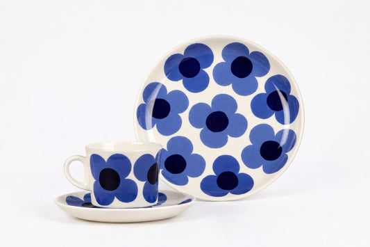 Coffee cup and plates BR, Aurinko, Esteri Tomula, Arabia, エステリ・トムラ, アウリンコ, アラビア, 에스테리 토물라, 아우린코, 아라비아 - Royal SiO2