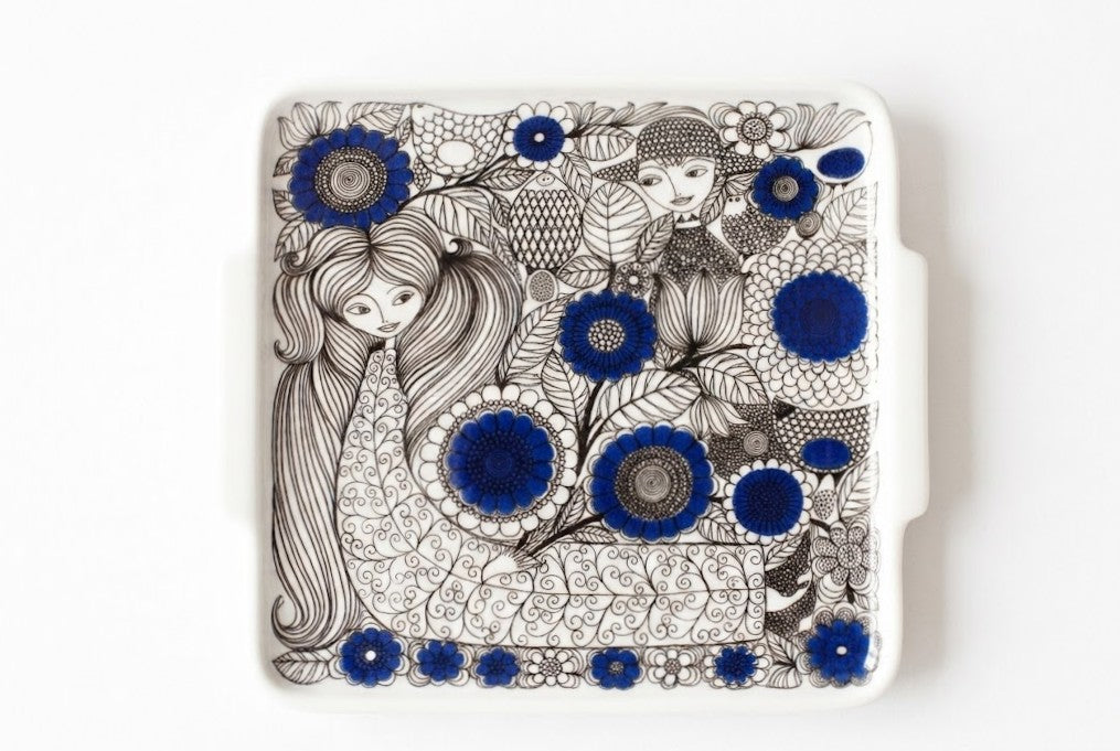 Serving tray, Pastoraali, Esteri Tomula, Arabia, エステリ・トムラ, アウリンコ, アラビア, 에스테리 토물라, 아우린코, 아라비아 - Royal SiO2