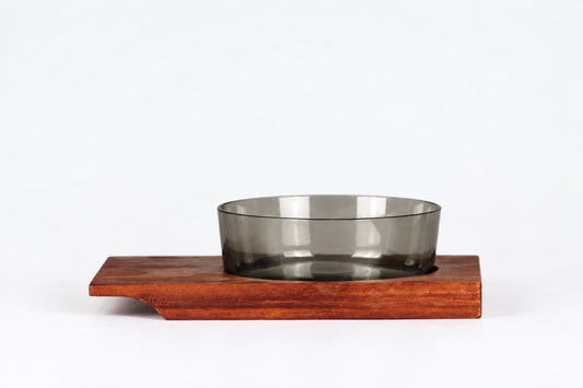 Bowl on Tray 1367, Saara Hopea, Nuutajärvi, サーラ・ホペア、ヌータヤルヴィ, 사라 호페아, 누우타야르비 - Royal