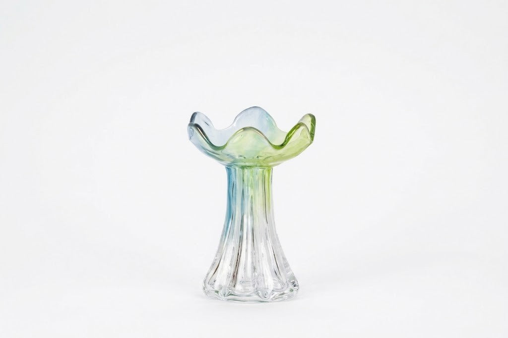 Vase 6618, Kukkainen, Helena Tynell, Riihimäen Lasi - Royal SiO2