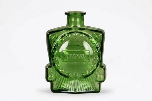 Decorative bottle, Veturipullo, Erkkitapio Siiroinen, Riihimäen Lasi - Royal SiO2