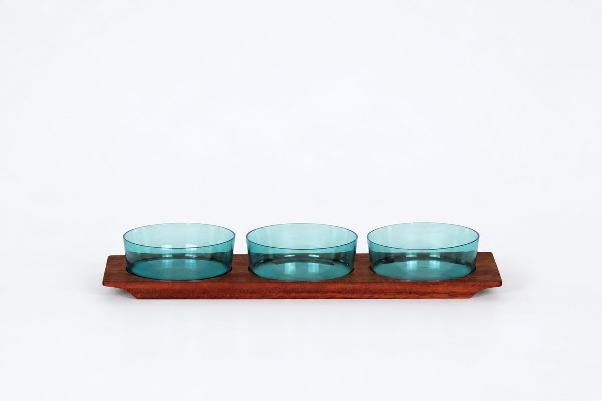 Bowls on Tray 1367, Saara Hopea, Nuutajärvi, サーラ・ホペア、ヌータヤルヴィ, 사라 호페아, 누우타야르비 - Royal SiO2