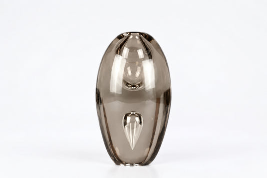 Glass sculpture 3573, Kyynel, Timo Sarpaneva, Iittala, ティモ・サルパネヴァ、イッタラ, 티모 사르파네바, 이딸라 - Royal SiO2
