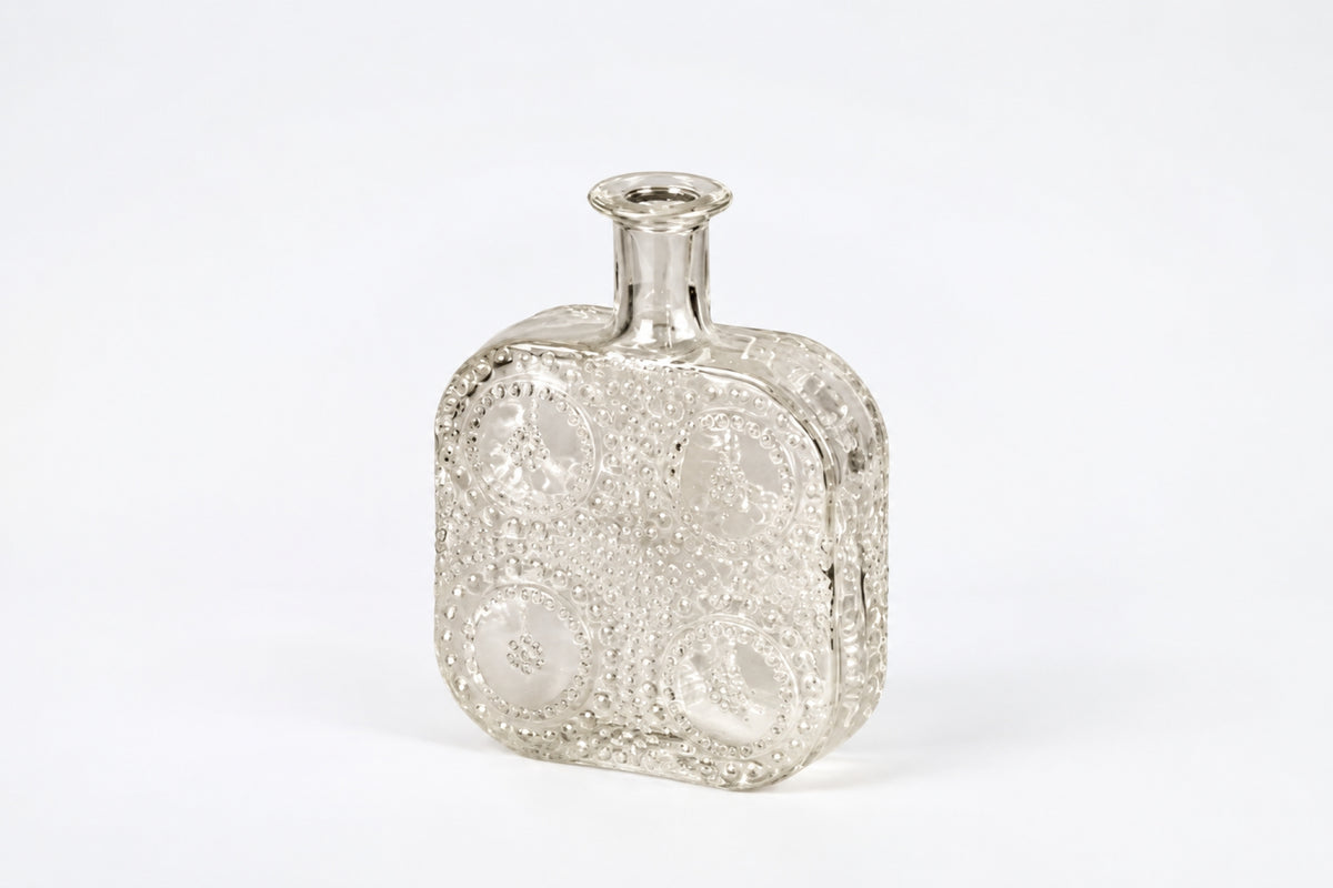 Decorative bottle, Grapponia, Nanny Still, Riihimäen Lasi, ナンニー・スティル、リーヒマエン・ラシ, 난니 스틸, 리히마엔 라시 - Royal SiO2