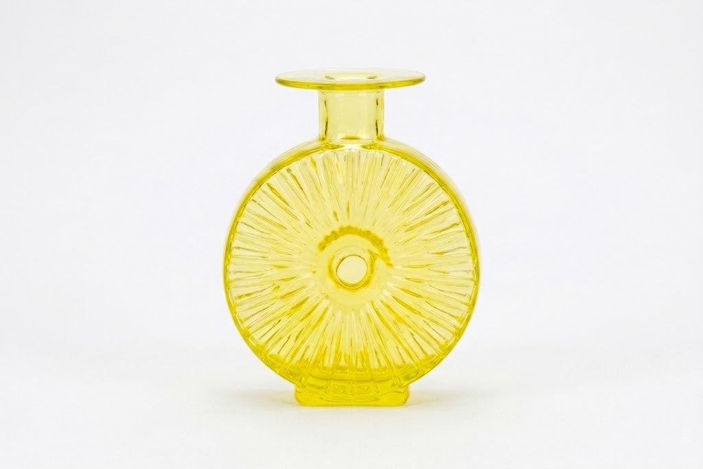 Decorative bottle 1394, Aurinkopullo, Helena Tynell, Riihimäen Lasi, ヘレナ・ティネル, リーヒマエン・ラシ, 헬레나 티넬, 리히매엔 라시 - Royal SiO2