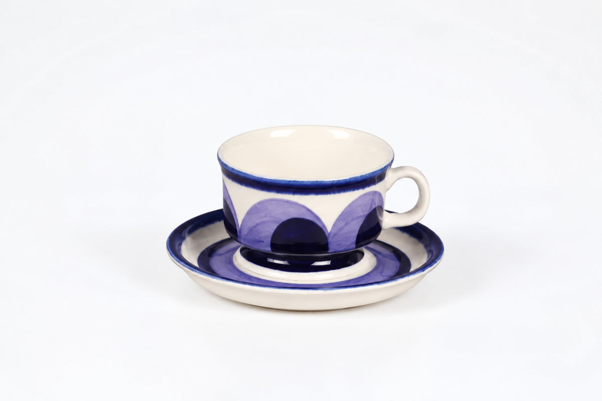 Mocha cup and Saucer ND 1, Paju, Anja Jaatinen-Winquist, Arabia, アンヤ・ヤーティネン＝ウィンクヴィスト, アラビア, 안야 야티넨빙퀴스트, 아라비아 - Royal SiO2