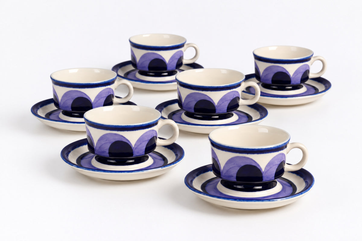 Mocha cup and Saucer ND 1, Paju, Anja Jaatinen-Winquist, Arabia, アンヤ・ヤーティネン＝ウィンクヴィスト, アラビア, 안야 야티넨빙퀴스트, 아라비아 - Royal SiO2