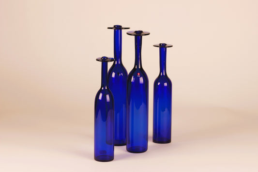 Decorative bottles, Pro Arte, Oiva Toikka, Nuutajärvi - Royal SiO2